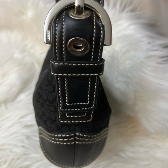 Vintage Coach Signature Logo Shoulder Bag, #2154 - Picture 2 of 13